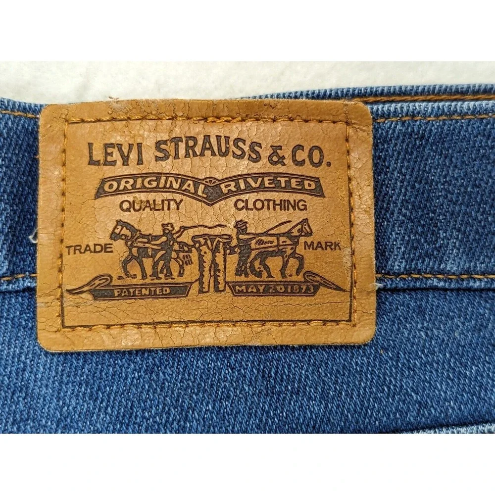 Levis 547 Mens Action Jeans Size 38 x 30 Cotton Blend Blue